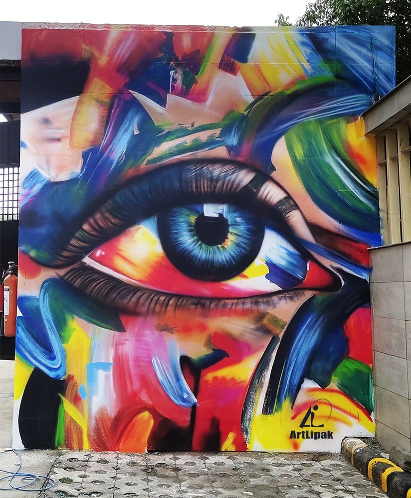 mural wall painting artist in gurugram and delhi ncr, graffiti artist in gurugram and delhi ncr, 3d wall painting artist in gurugram and delhi ncr